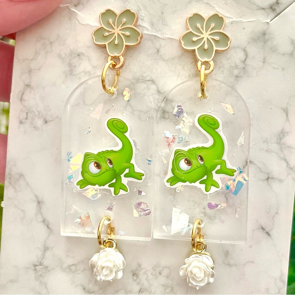 Pascal Acrylic Dangle Earrings